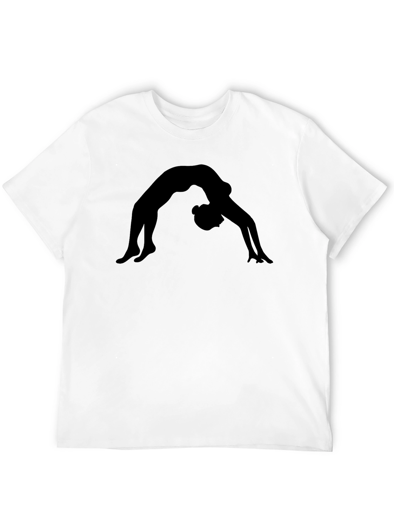 Yoga Pose Graphic T-Shirt - Black