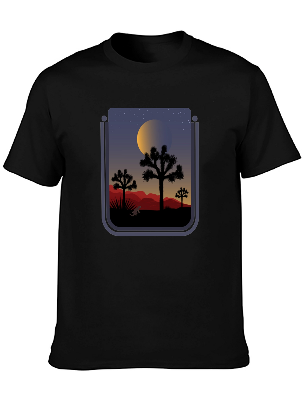Desert Nightscape Graphic T-Shirt