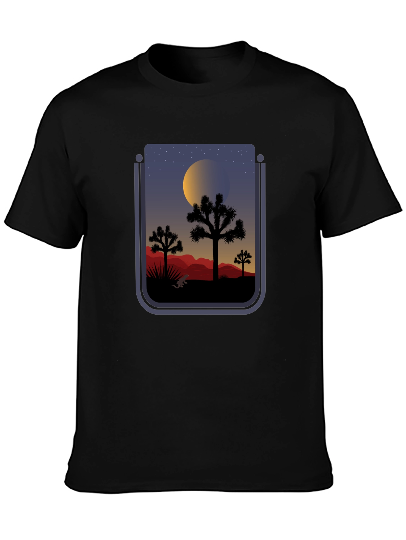 Desert Nightscape Graphic T-Shirt