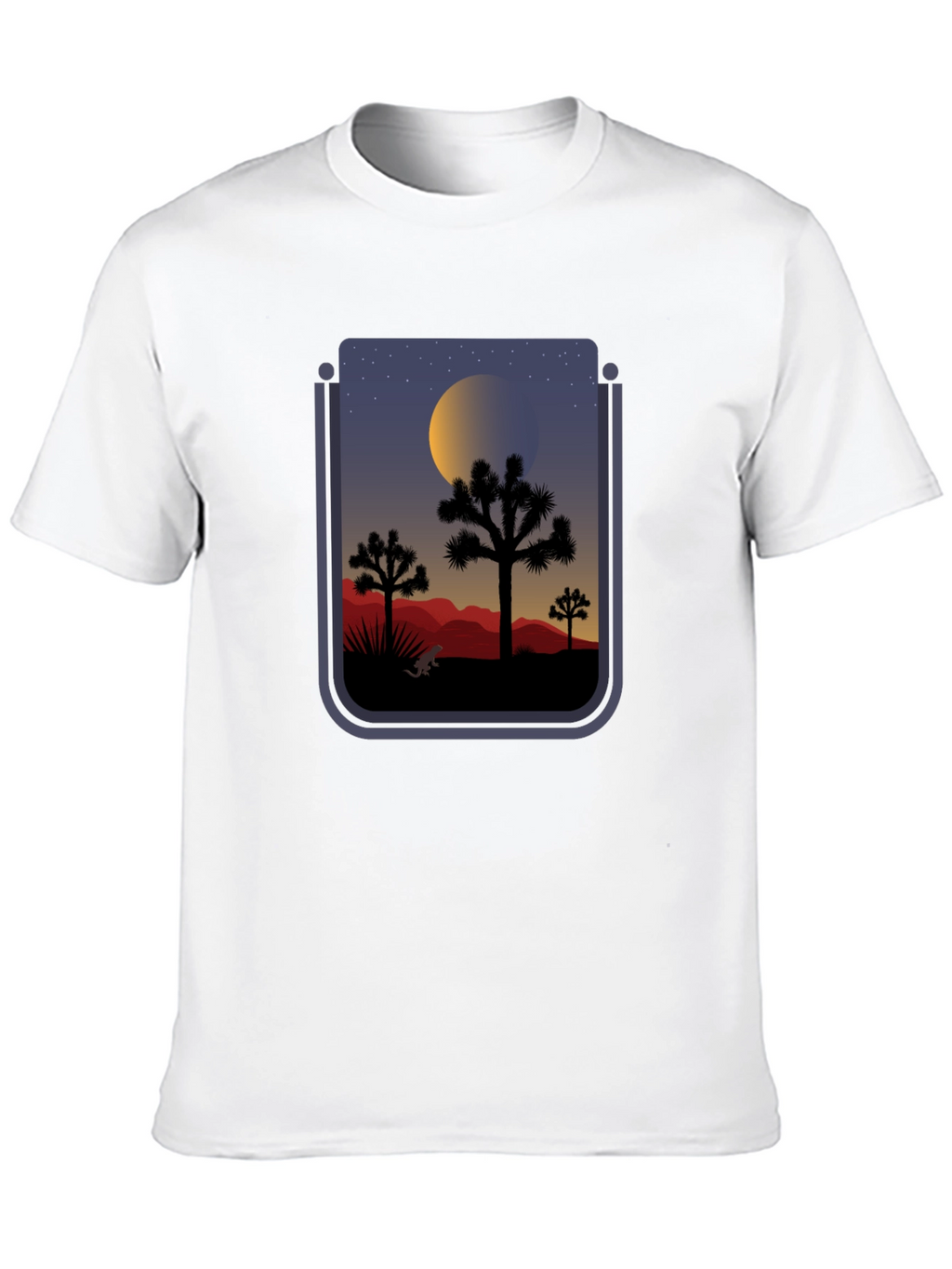 Desert Nightscape Graphic T-Shirt