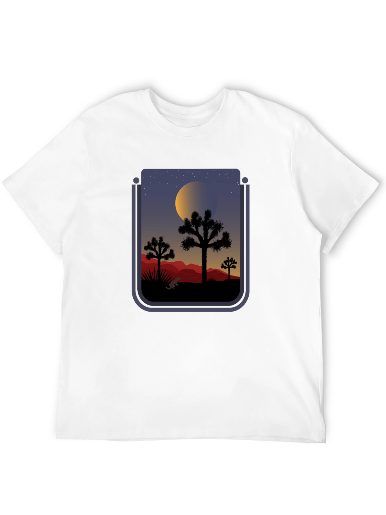 Desert Nightscape Graphic T-Shirt