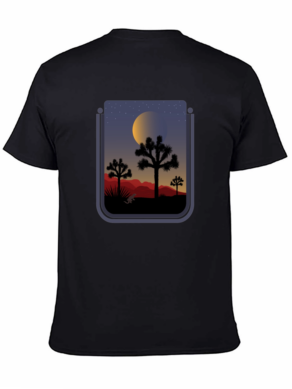 Desert Nightscape Graphic T-Shirt