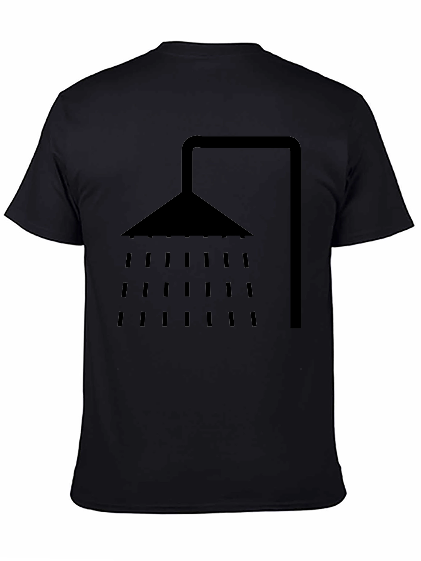Shower Graphic Black T-Shirt