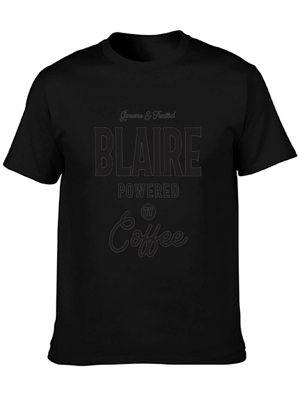 Blaire Powered by Coffee Graphic T-Shirt