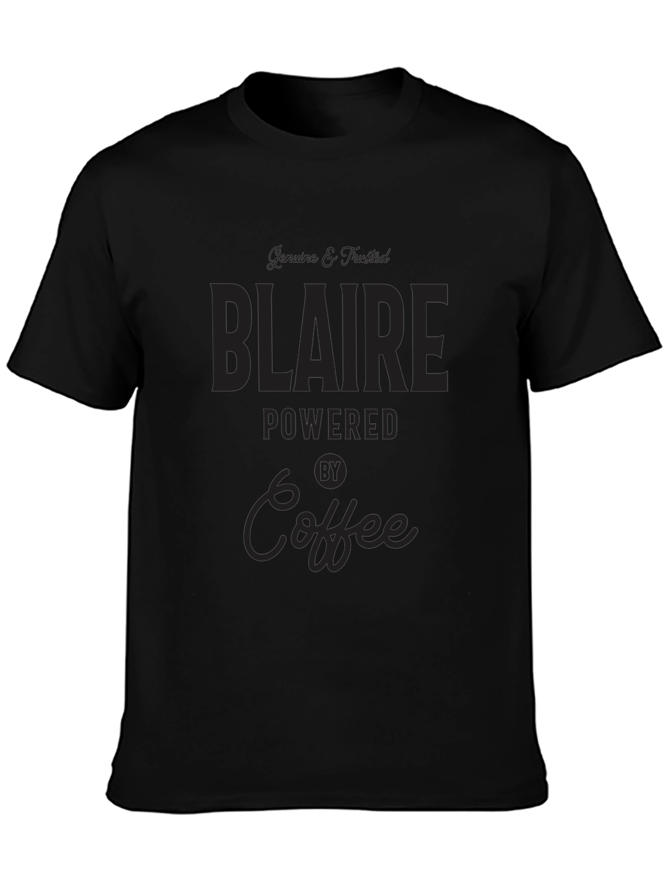 Blaire Powered by Coffee Graphic T-Shirt