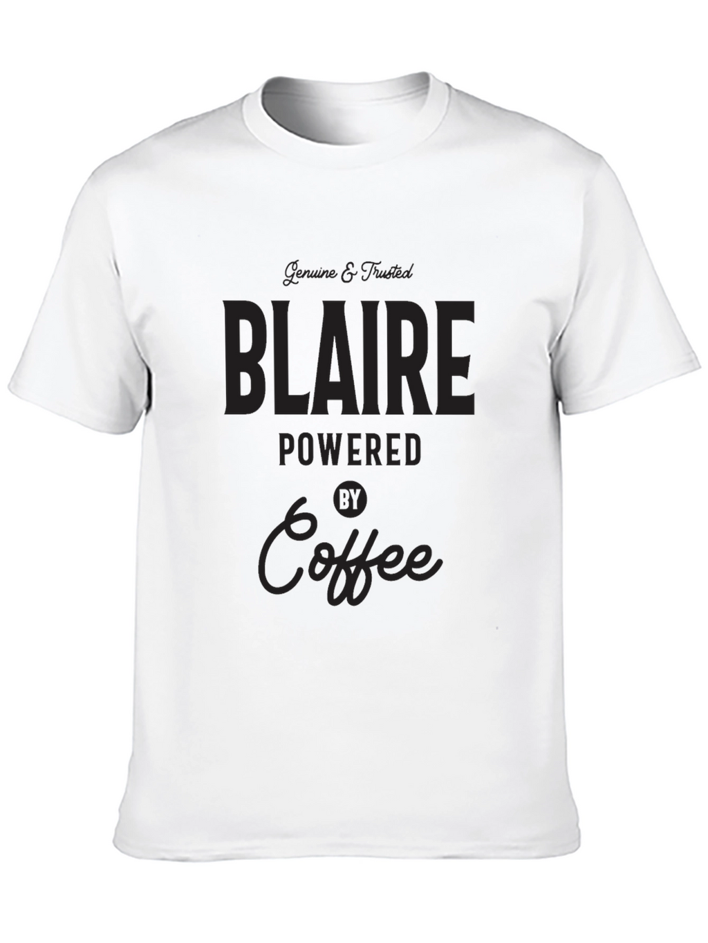 Blaire Powered by Coffee Graphic T-Shirt