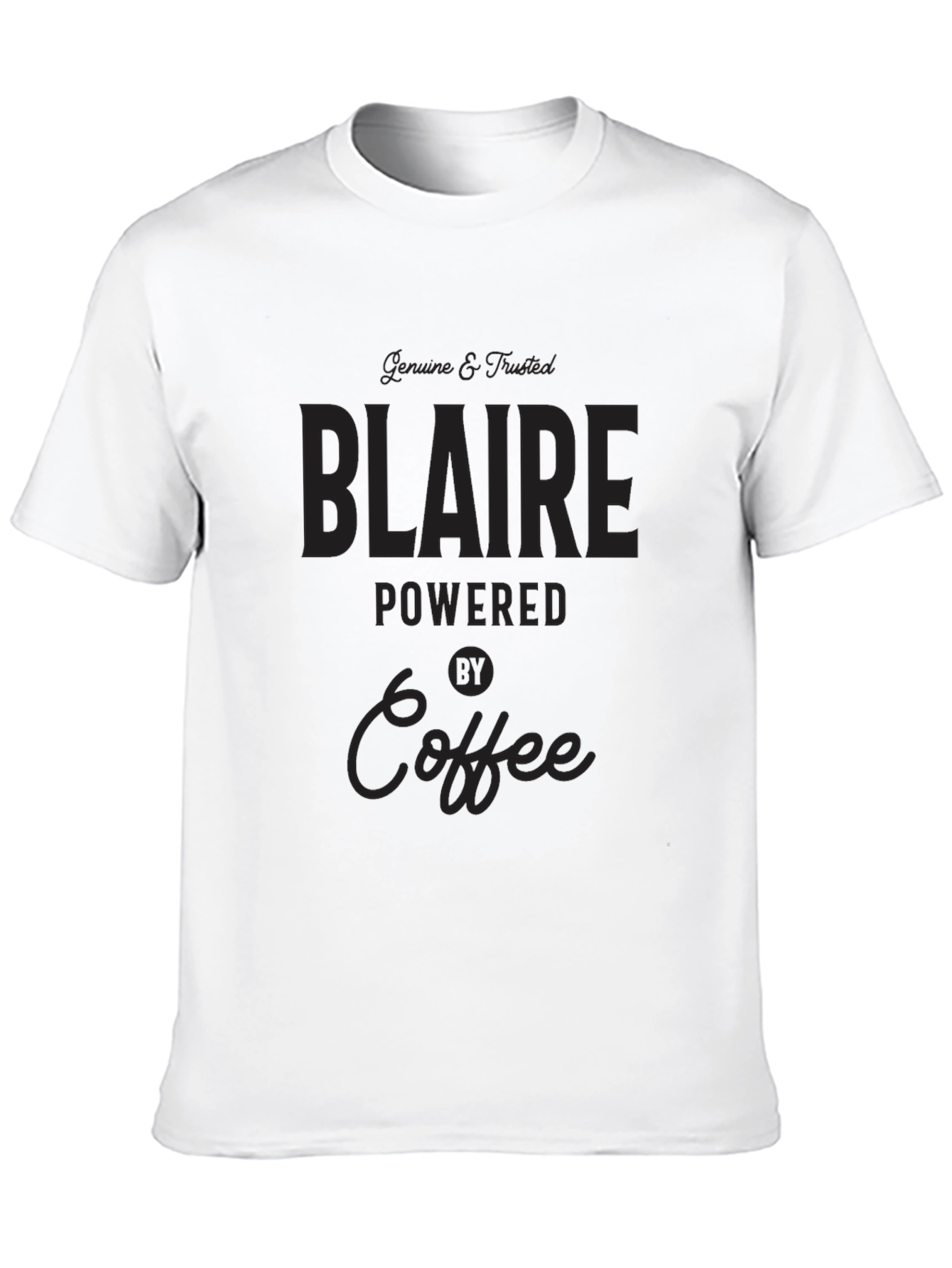 Blaire Powered by Coffee Graphic T-Shirt