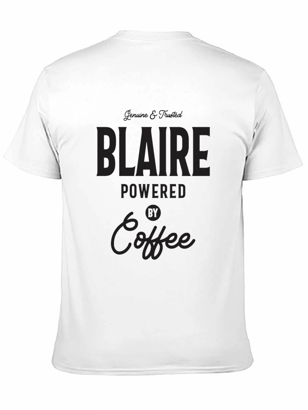 Blaire Powered by Coffee Graphic T-Shirt