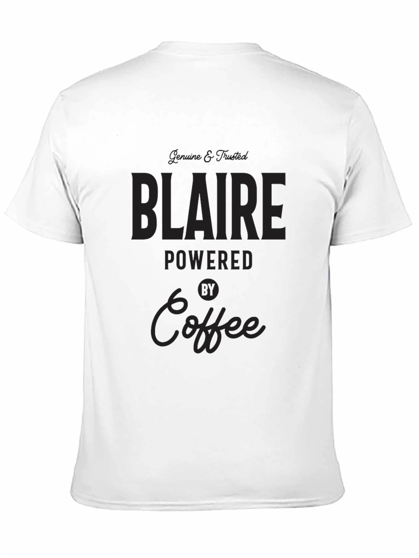 Blaire Powered by Coffee Graphic T-Shirt