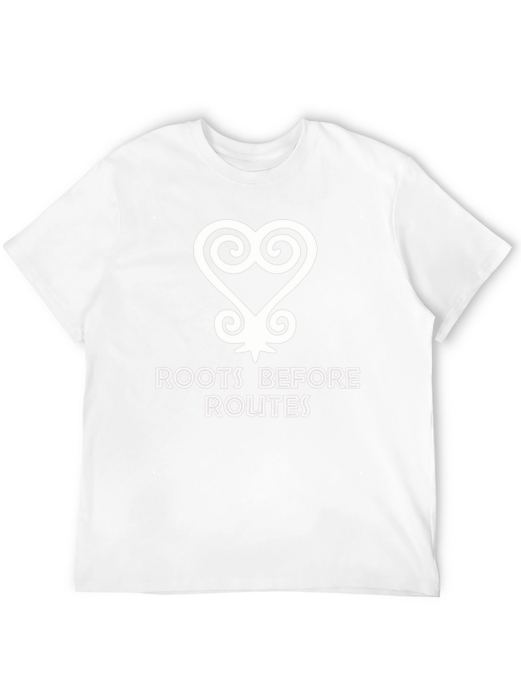 Roots Before Routes T-Shirt Adinkra Symbol