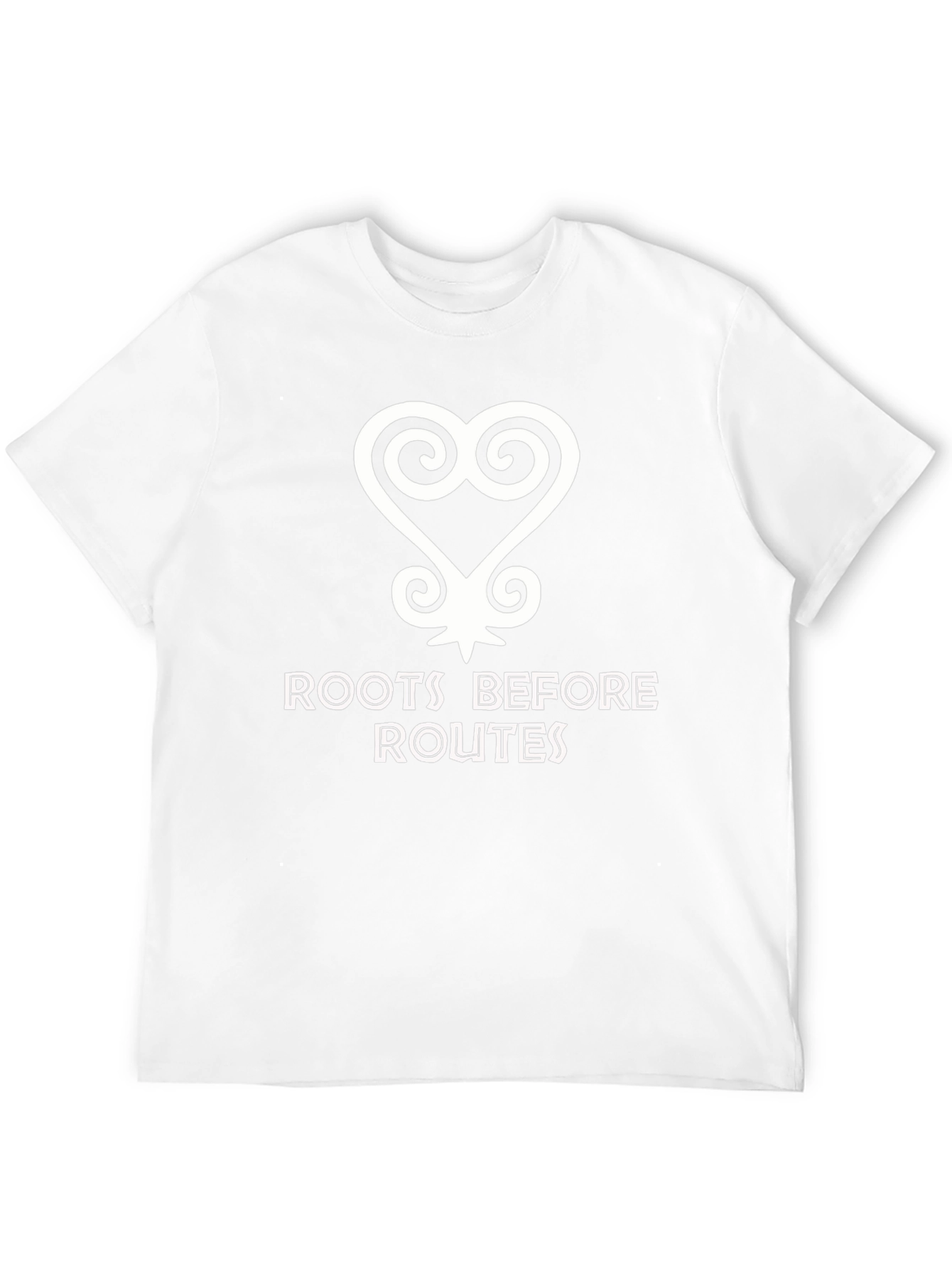 Roots Before Routes T-Shirt Adinkra Symbol