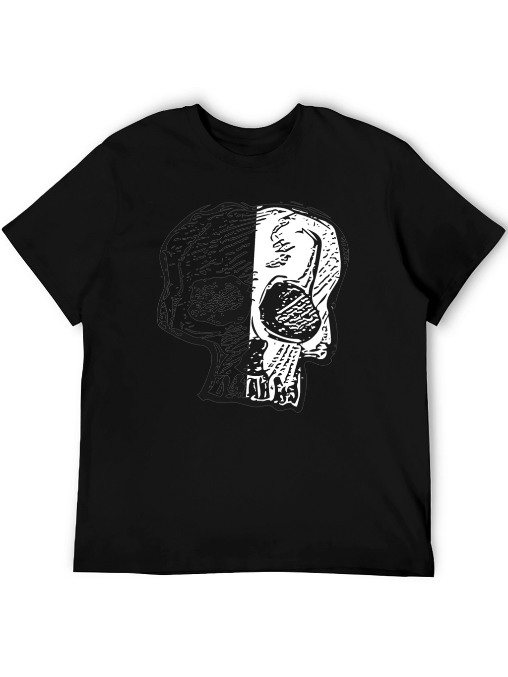 Skull Graphic Print T-Shirt