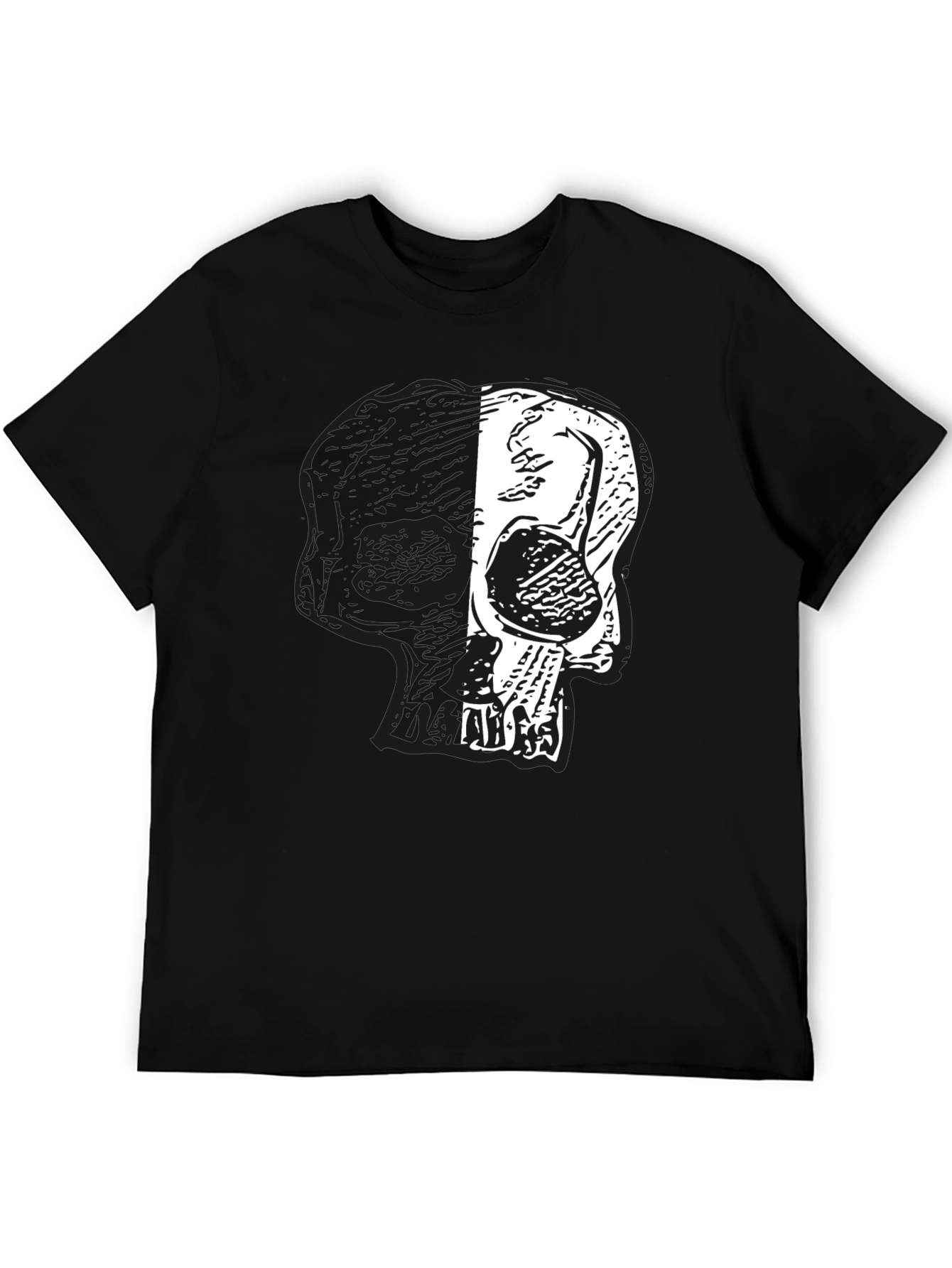 Skull Graphic Print T-Shirt