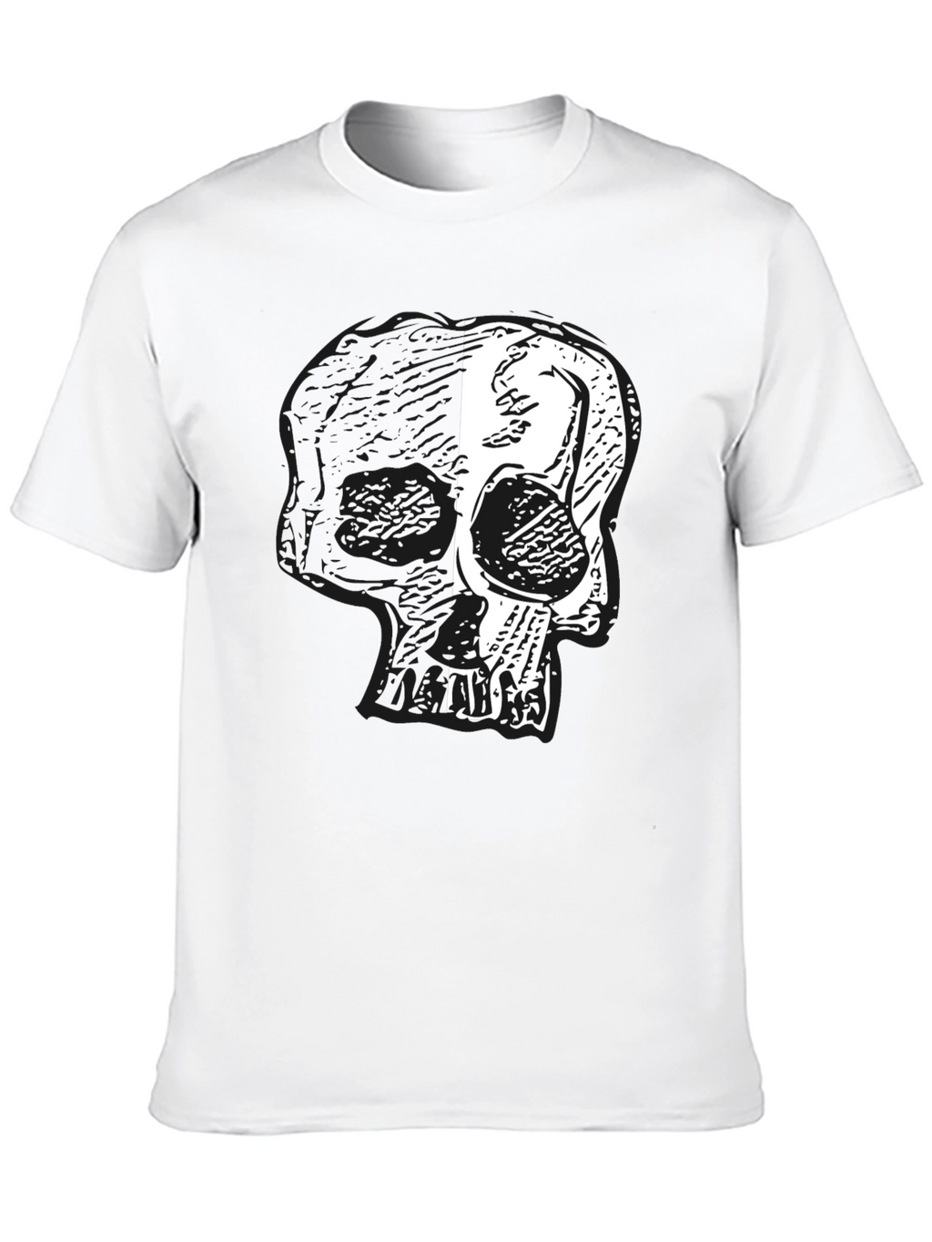 Skull Graphic Print T-Shirt