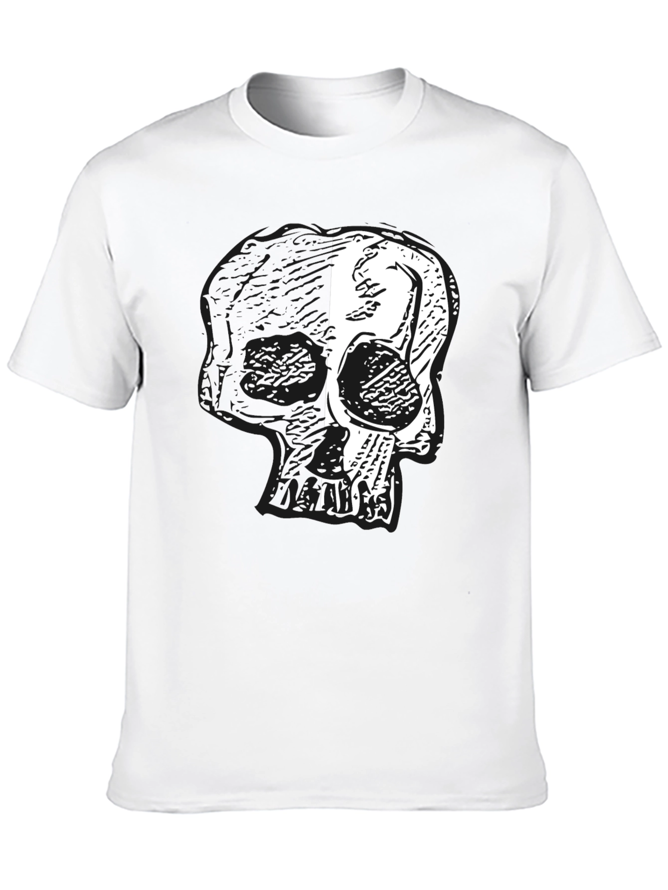Skull Graphic Print T-Shirt