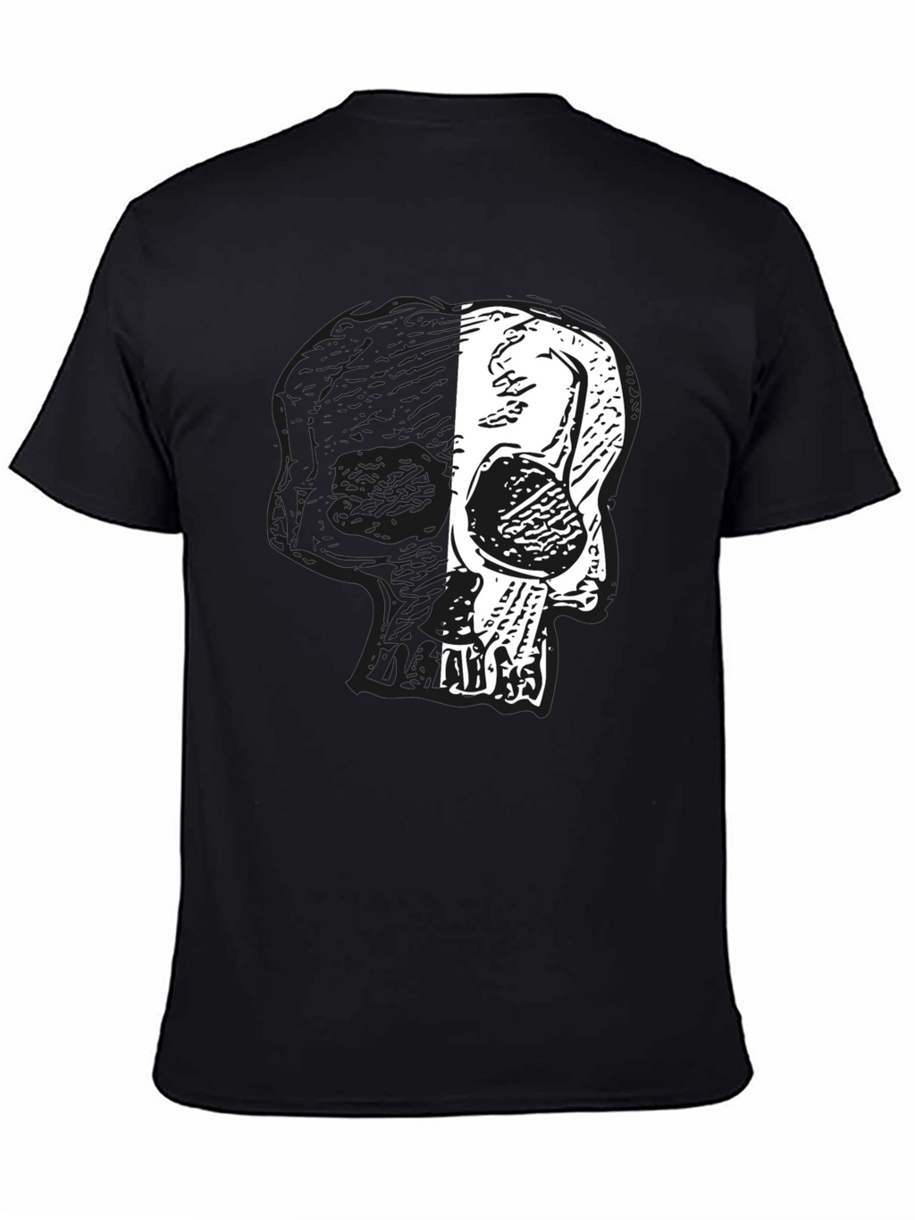 Skull Graphic Print T-Shirt