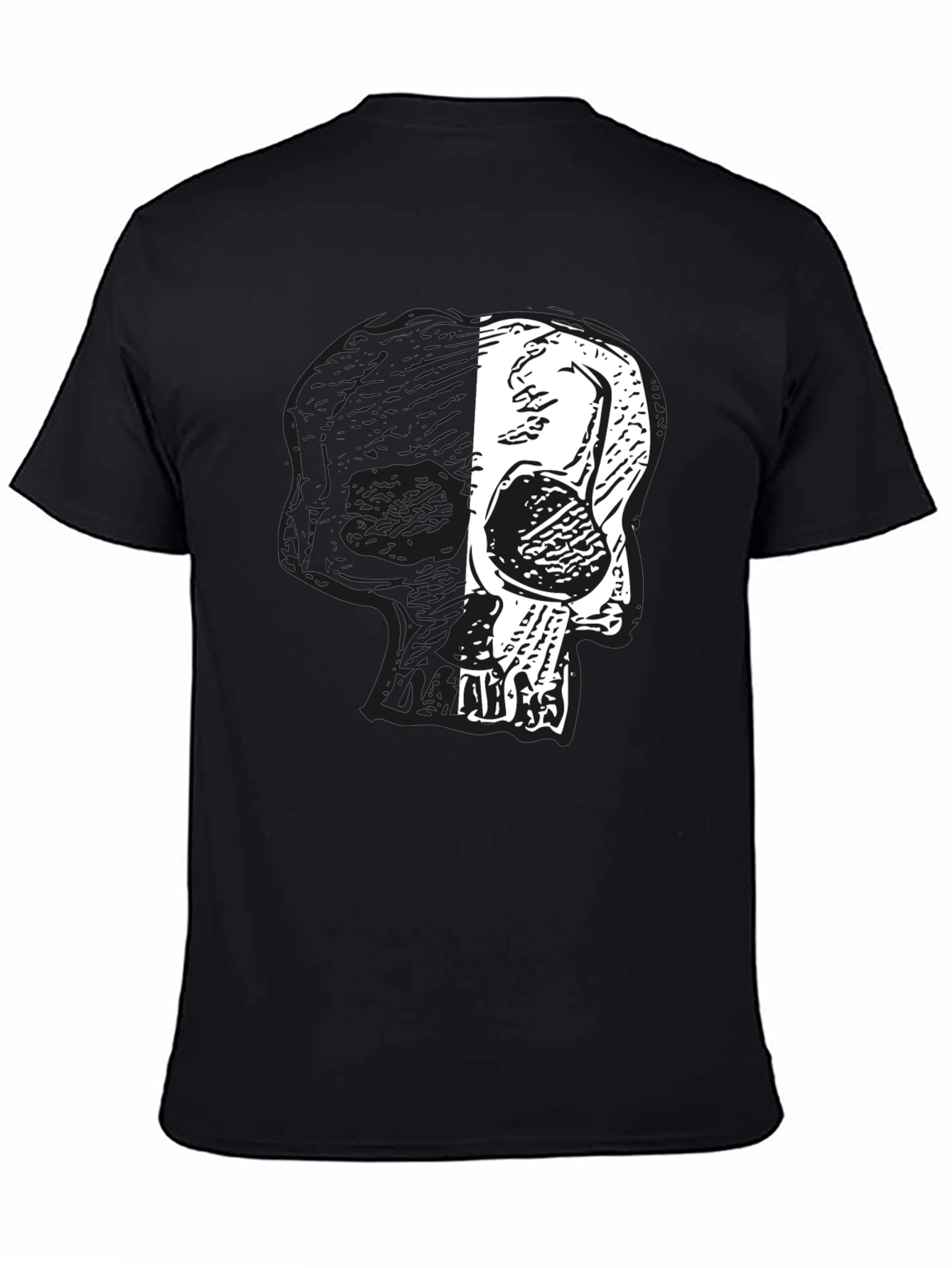 Skull Graphic Print T-Shirt
