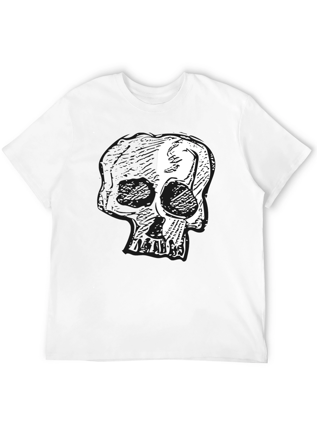 Skull Graphic Print T-Shirt