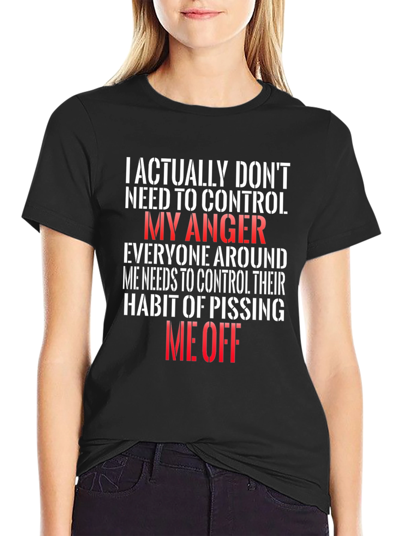 Funny Anger Management T-Shirt - I Dont Need to Control My Anger