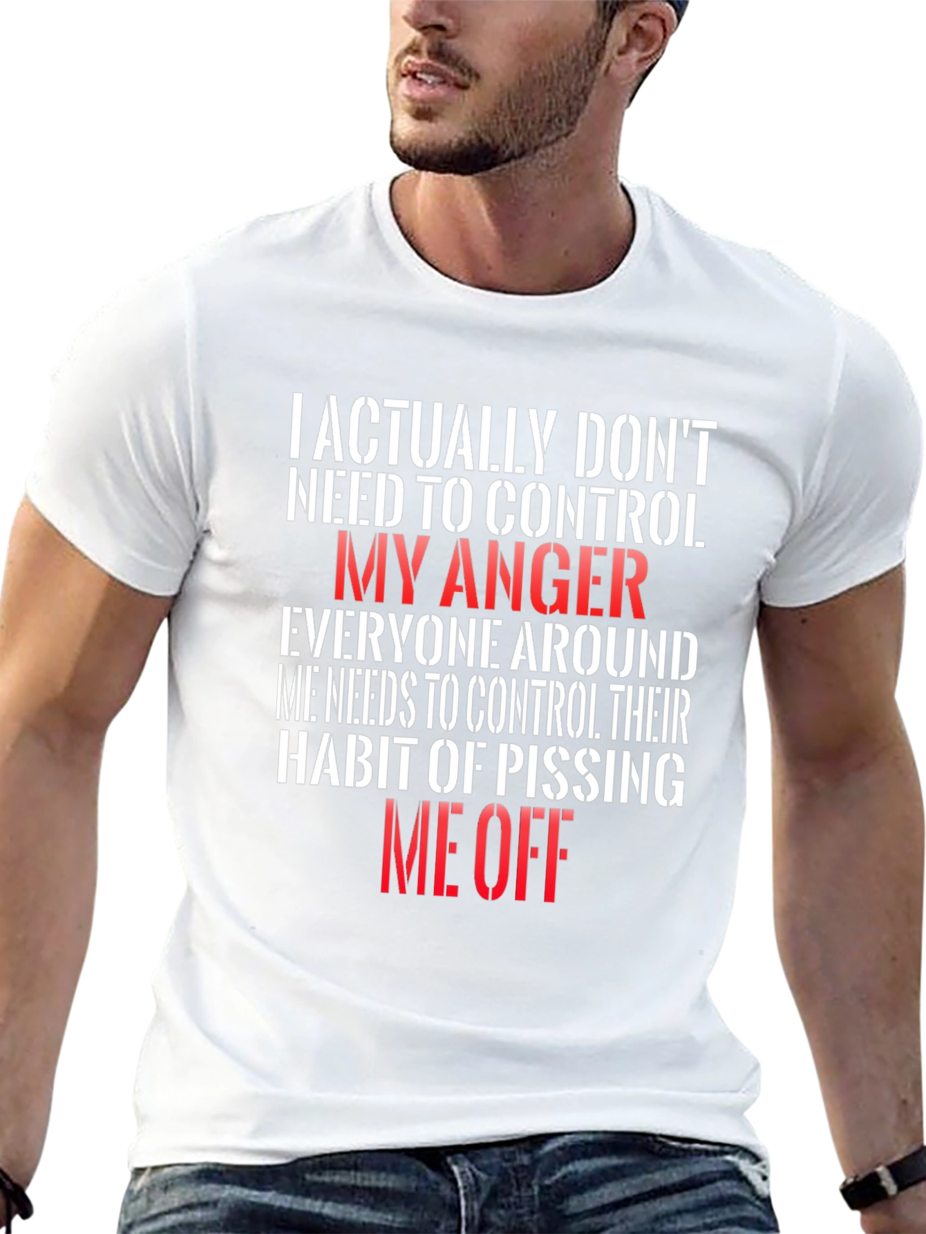 Funny Anger Management T-Shirt - I Dont Need to Control My Anger
