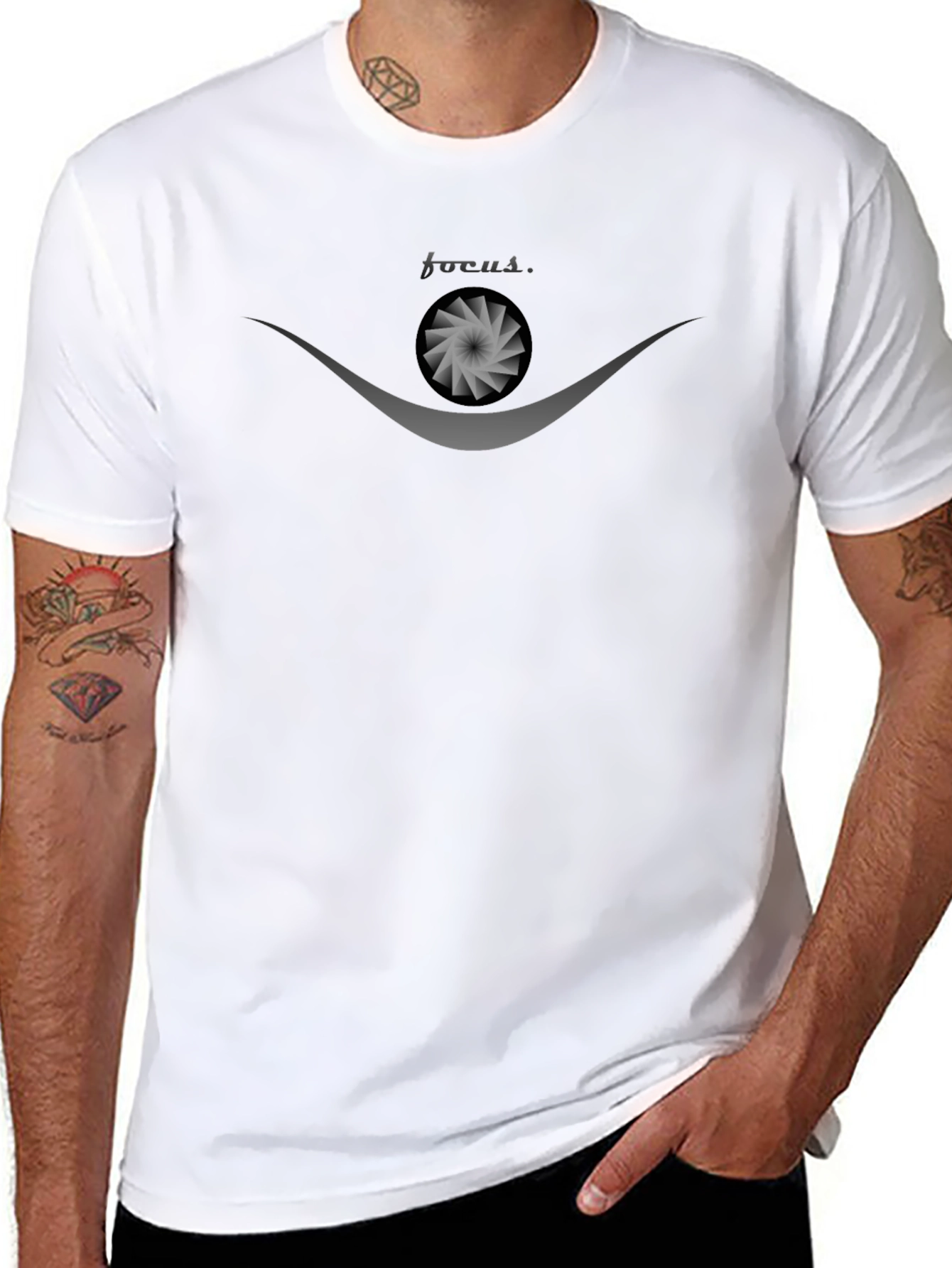 Focus Graphic T-Shirt - Stylish Menswear