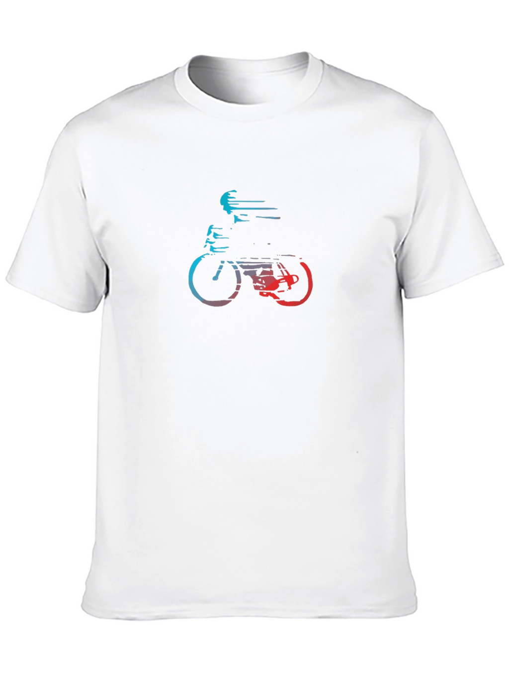 Cycling Graphic T-Shirt - Stylish Rider Design