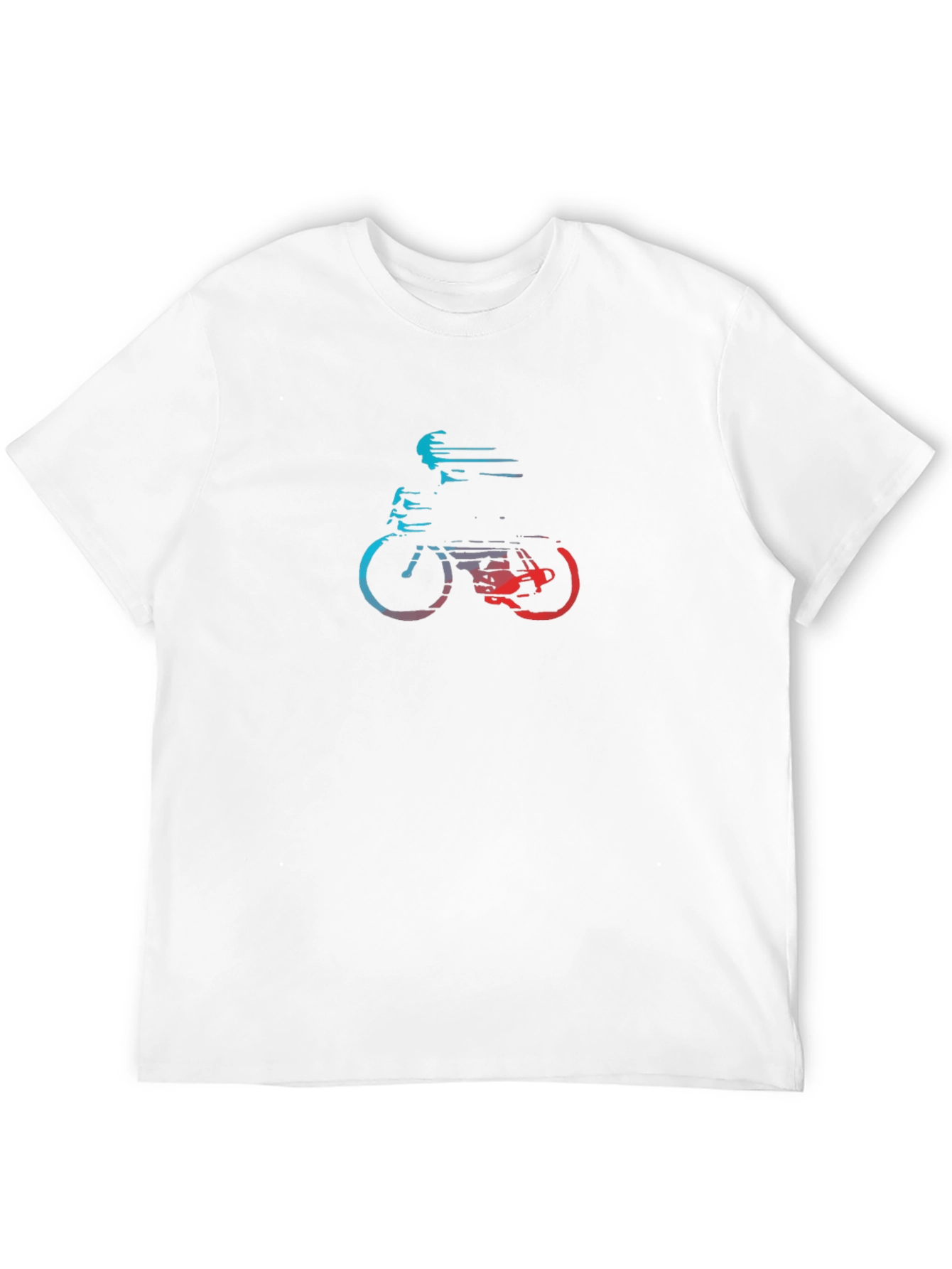 Cycling Graphic T-Shirt - Stylish Rider Design