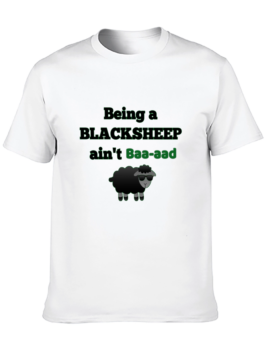 Black Sheep T-Shirt - Baa-aad Attitude