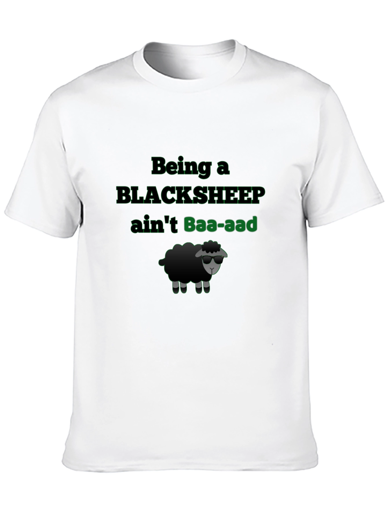Black Sheep T-Shirt - Baa-aad Attitude