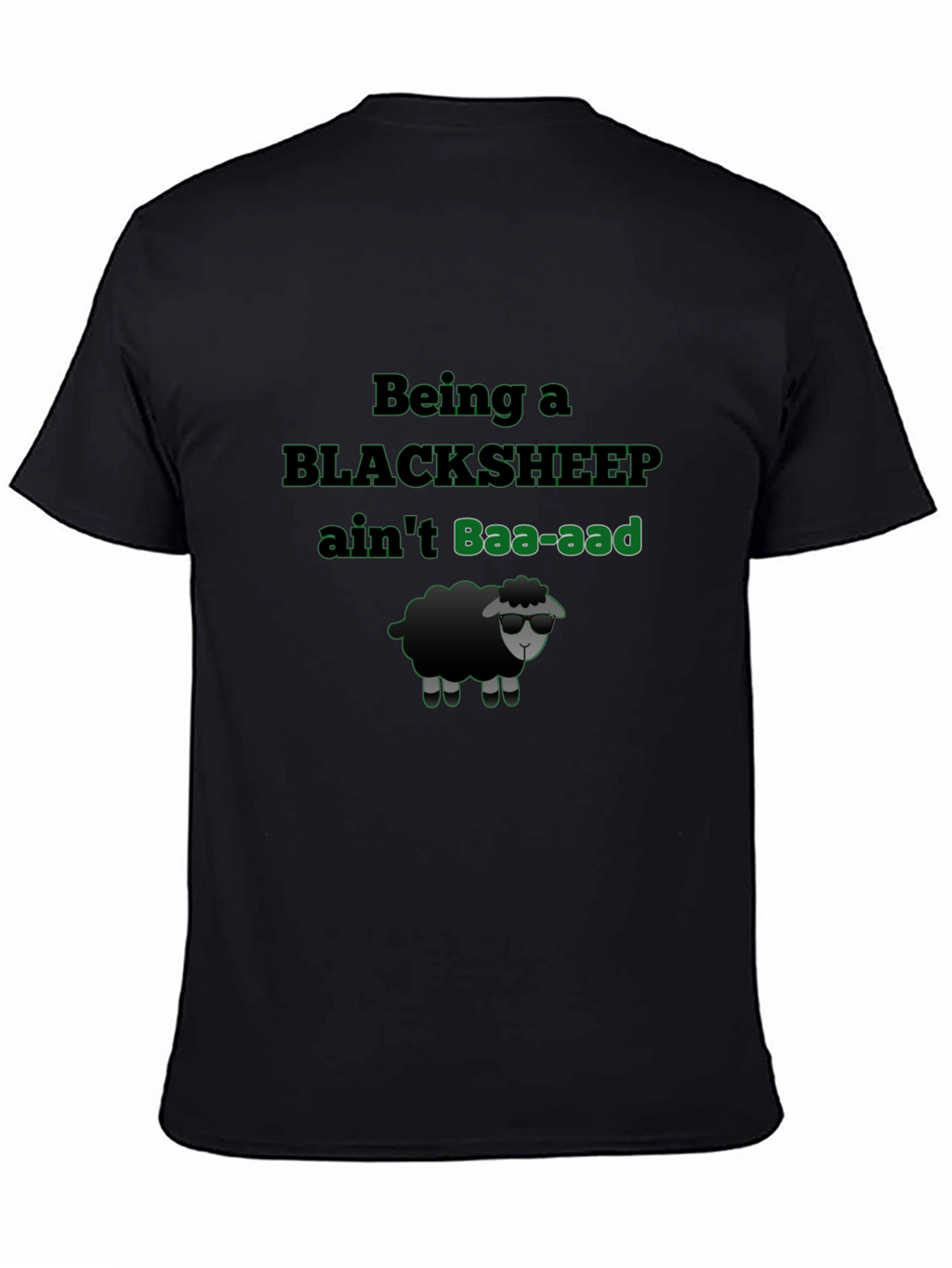 Black Sheep T-Shirt - Baa-aad Attitude