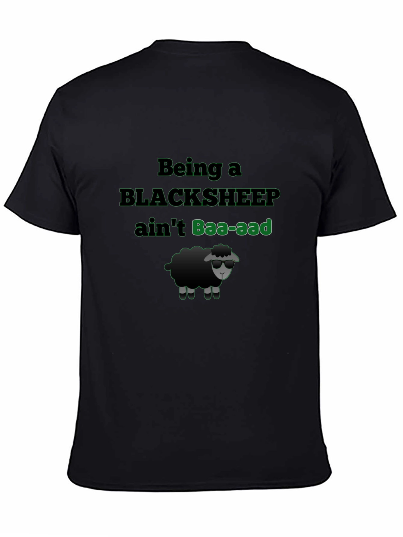 Black Sheep T-Shirt - Baa-aad Attitude