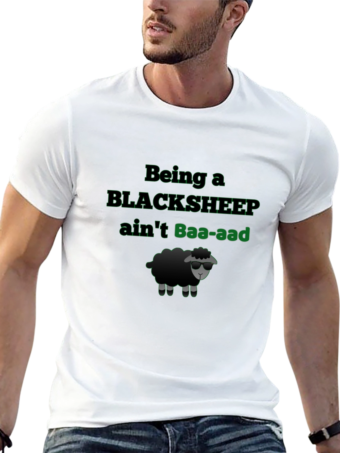 Black Sheep T-Shirt - Baa-aad Attitude
