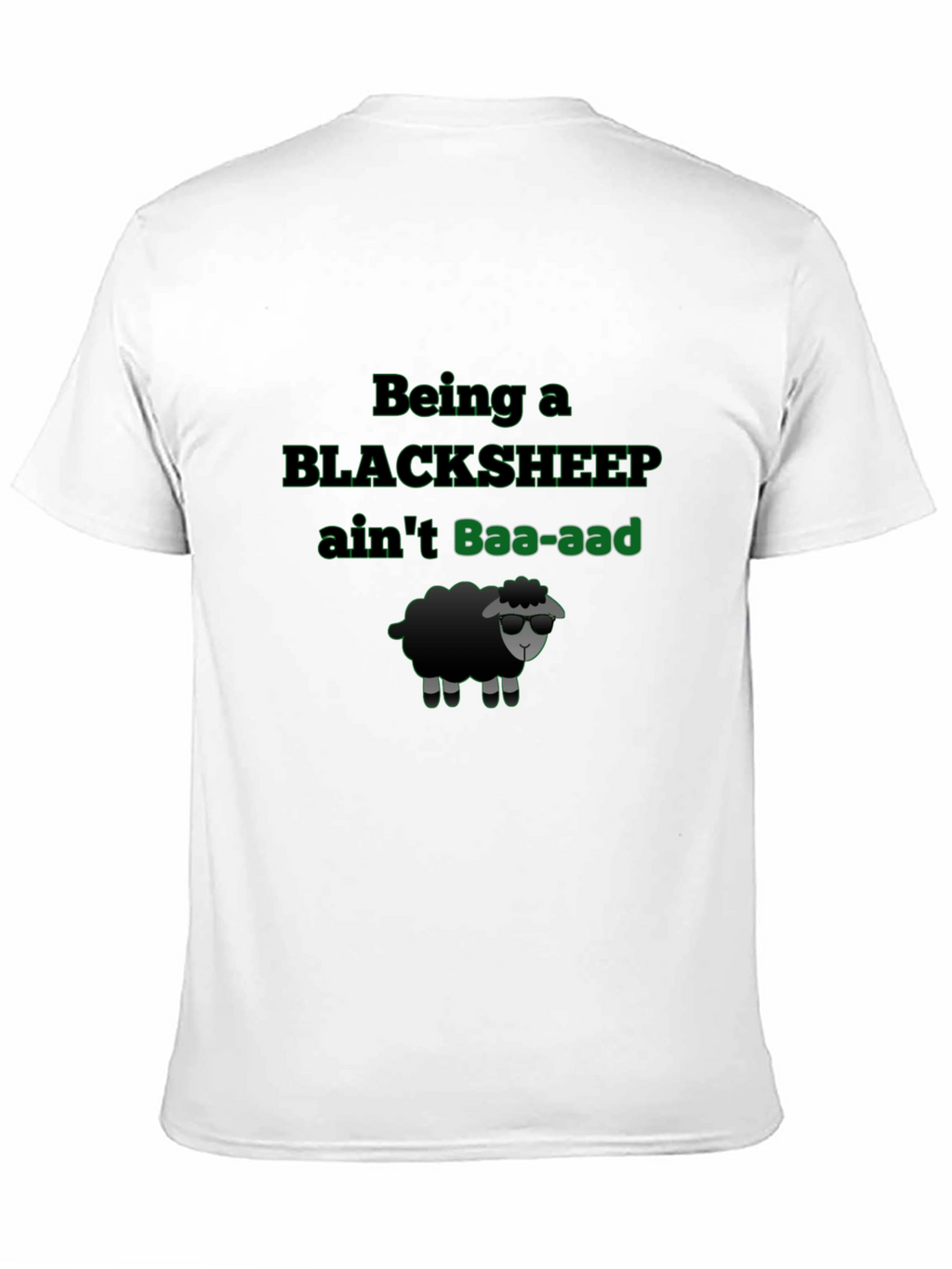 Black Sheep T-Shirt - Baa-aad Attitude