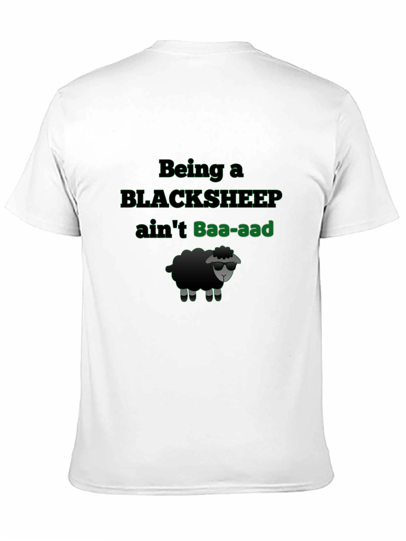 Black Sheep T-Shirt - Baa-aad Attitude