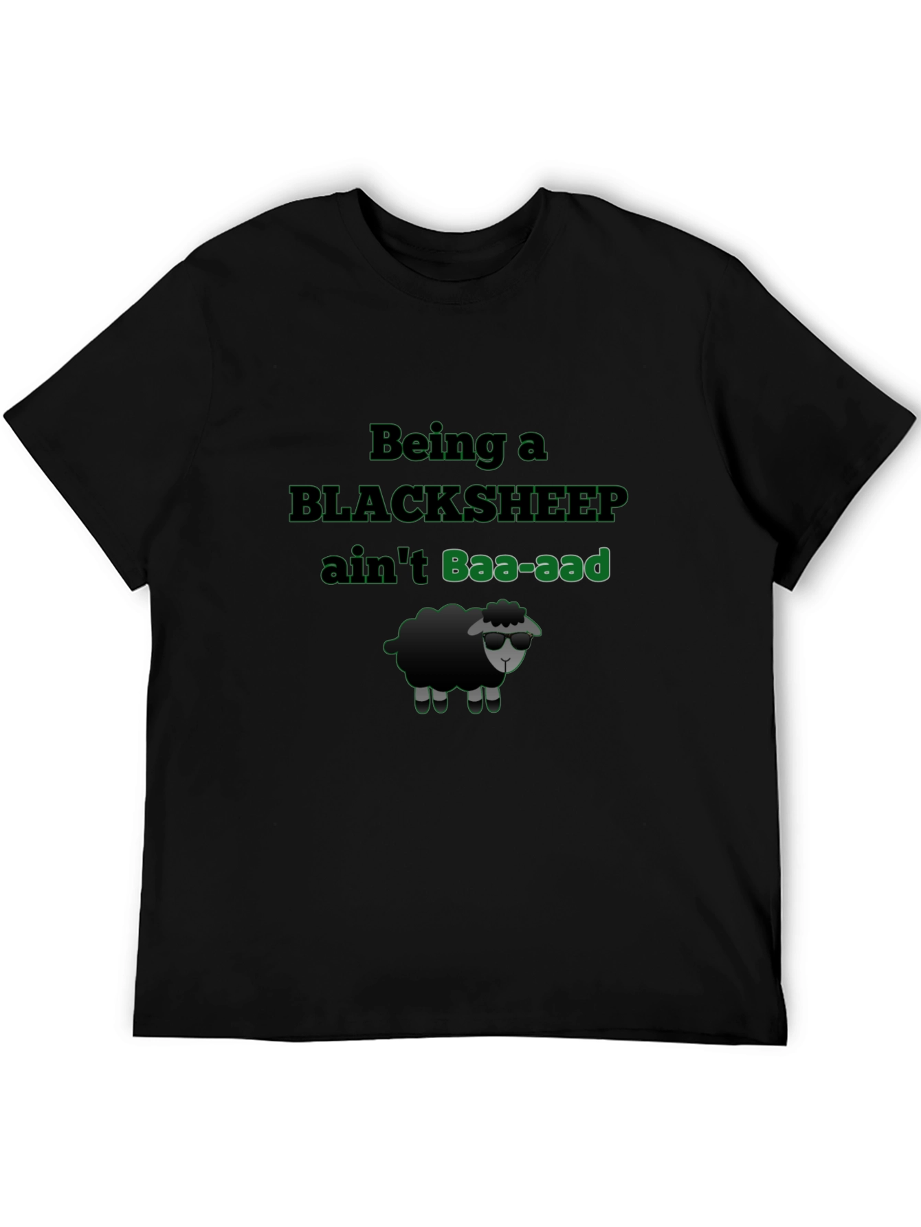 Black Sheep T-Shirt - Baa-aad Attitude