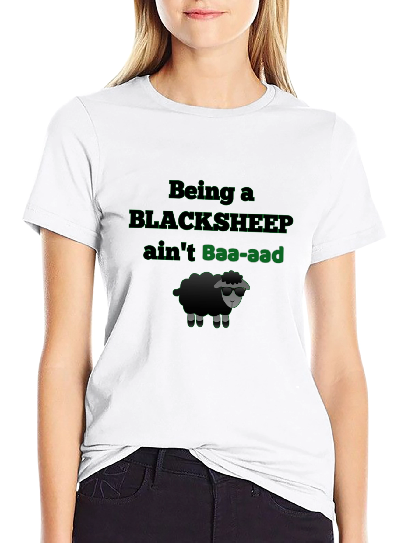 Black Sheep T-Shirt - Baa-aad Attitude