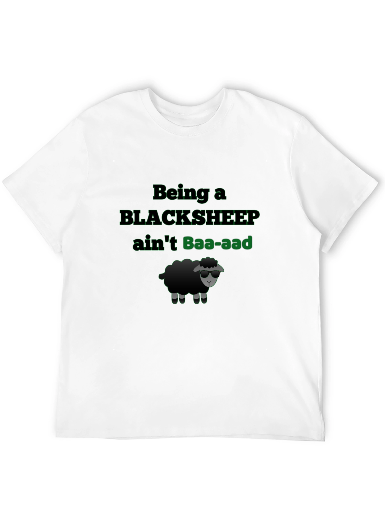 Black Sheep T-Shirt - Baa-aad Attitude