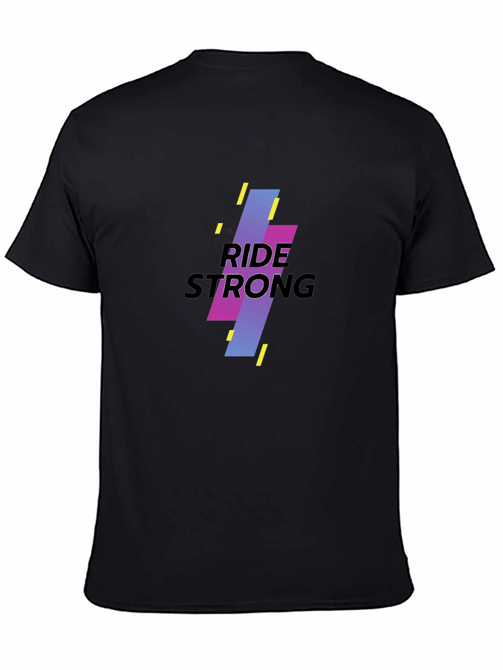 Ride Strong Graphic Black T-Shirt