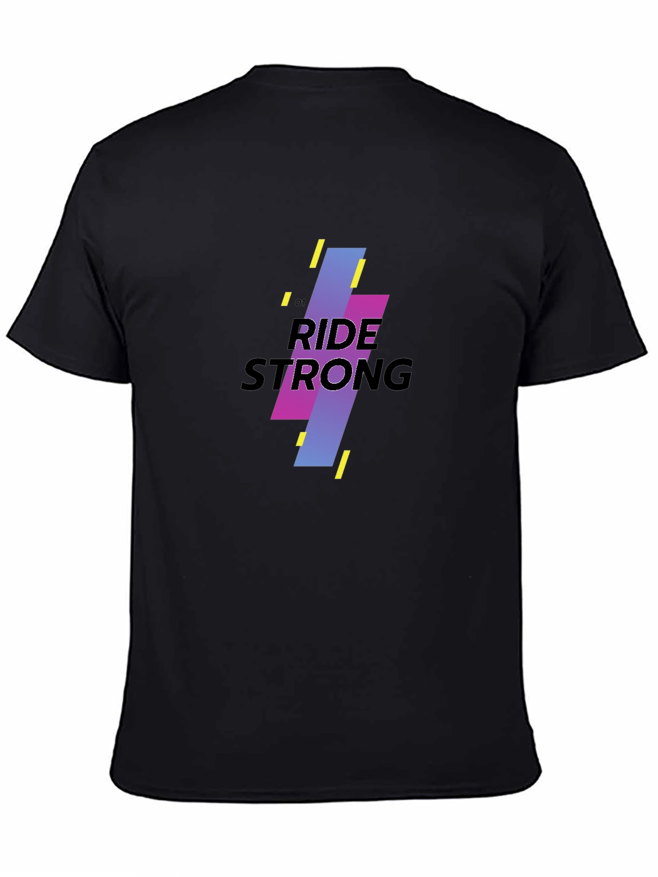 Ride Strong Graphic Black T-Shirt