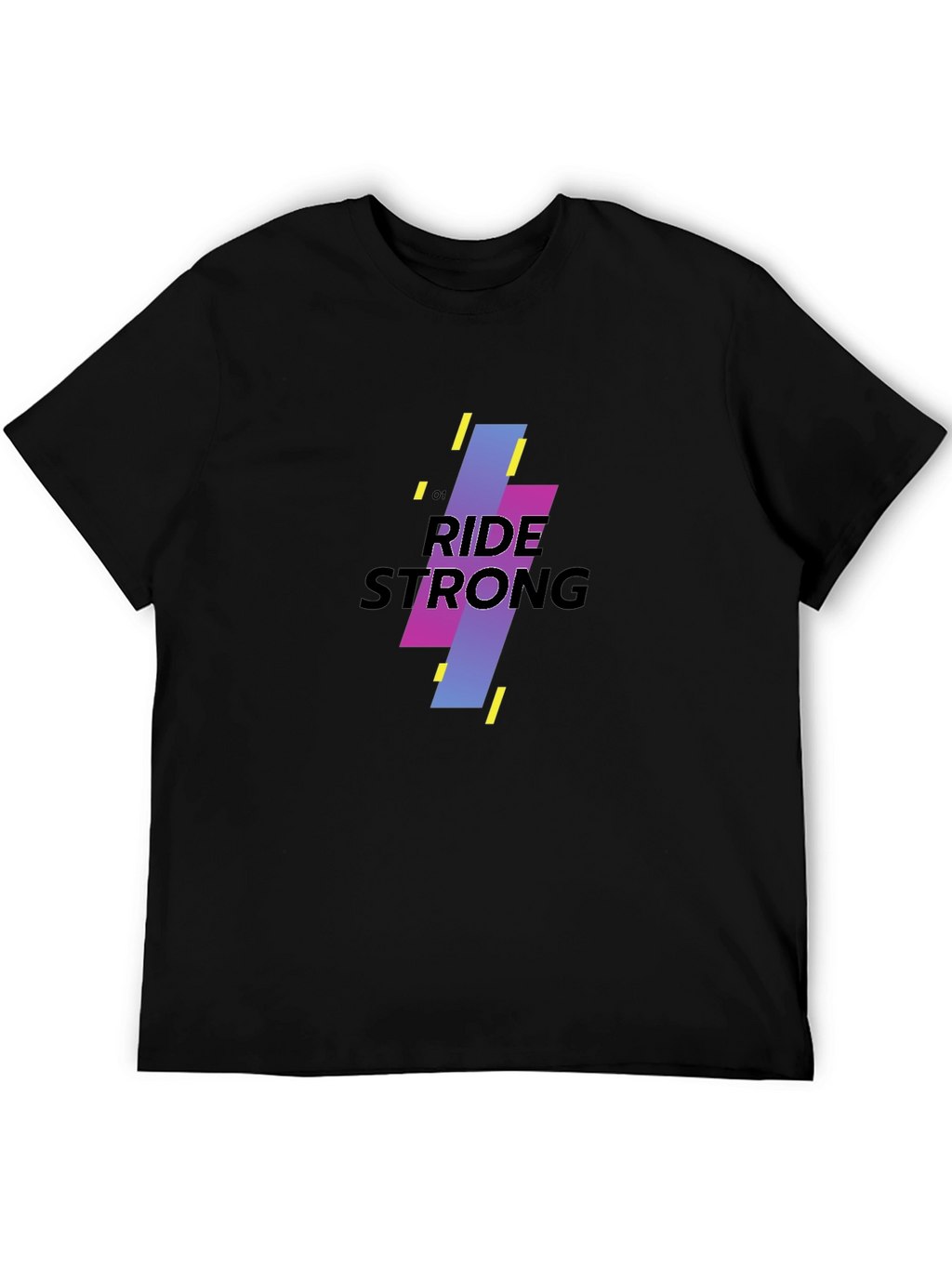 Ride Strong Graphic Black T-Shirt