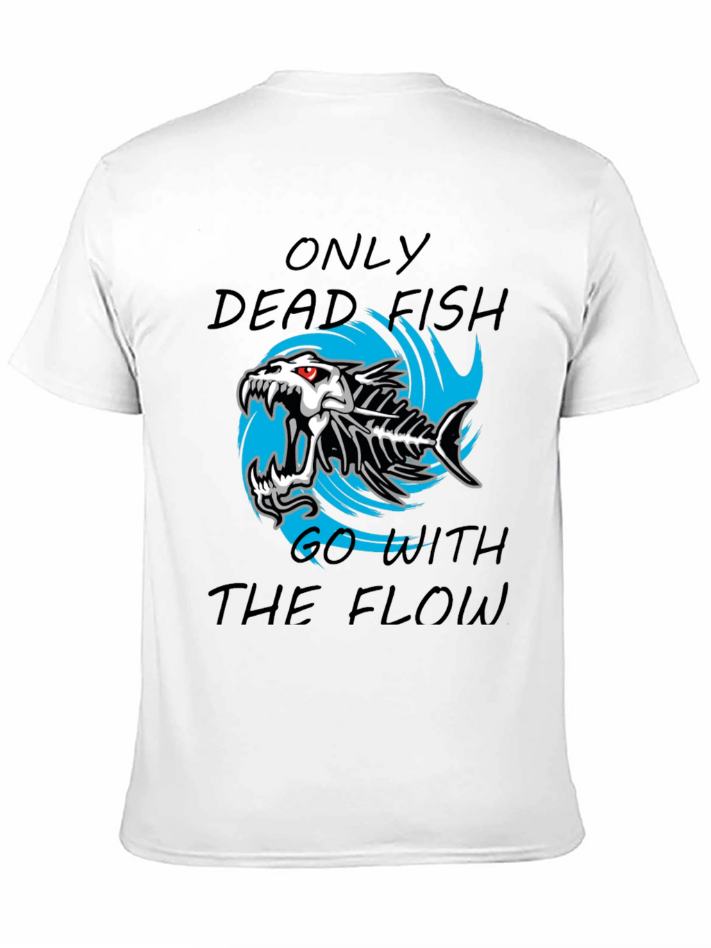 Dead Fish Flow Graphic T-Shirt