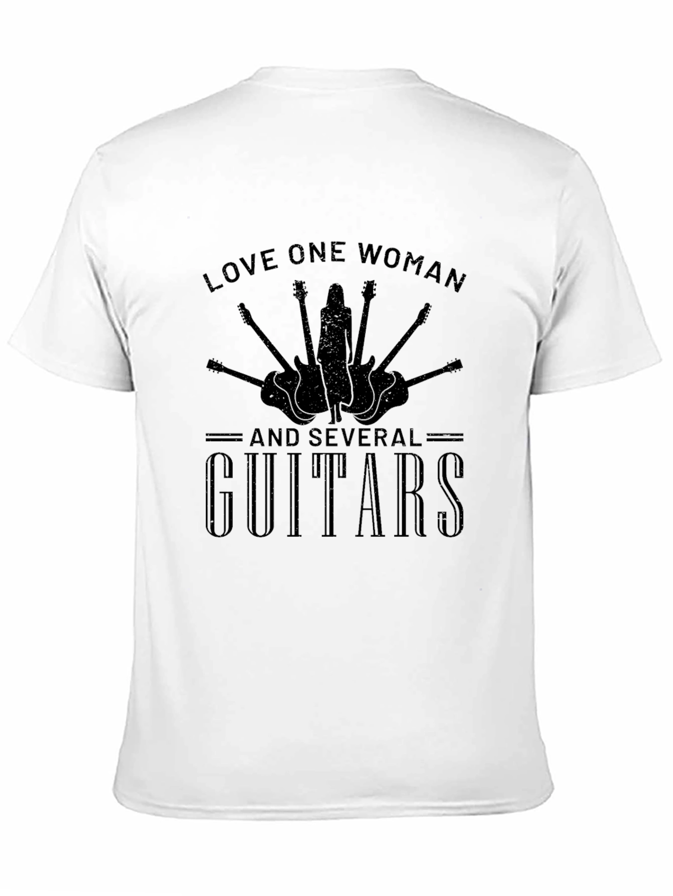 Love One Woman & Guitars Graphic T-Shirt