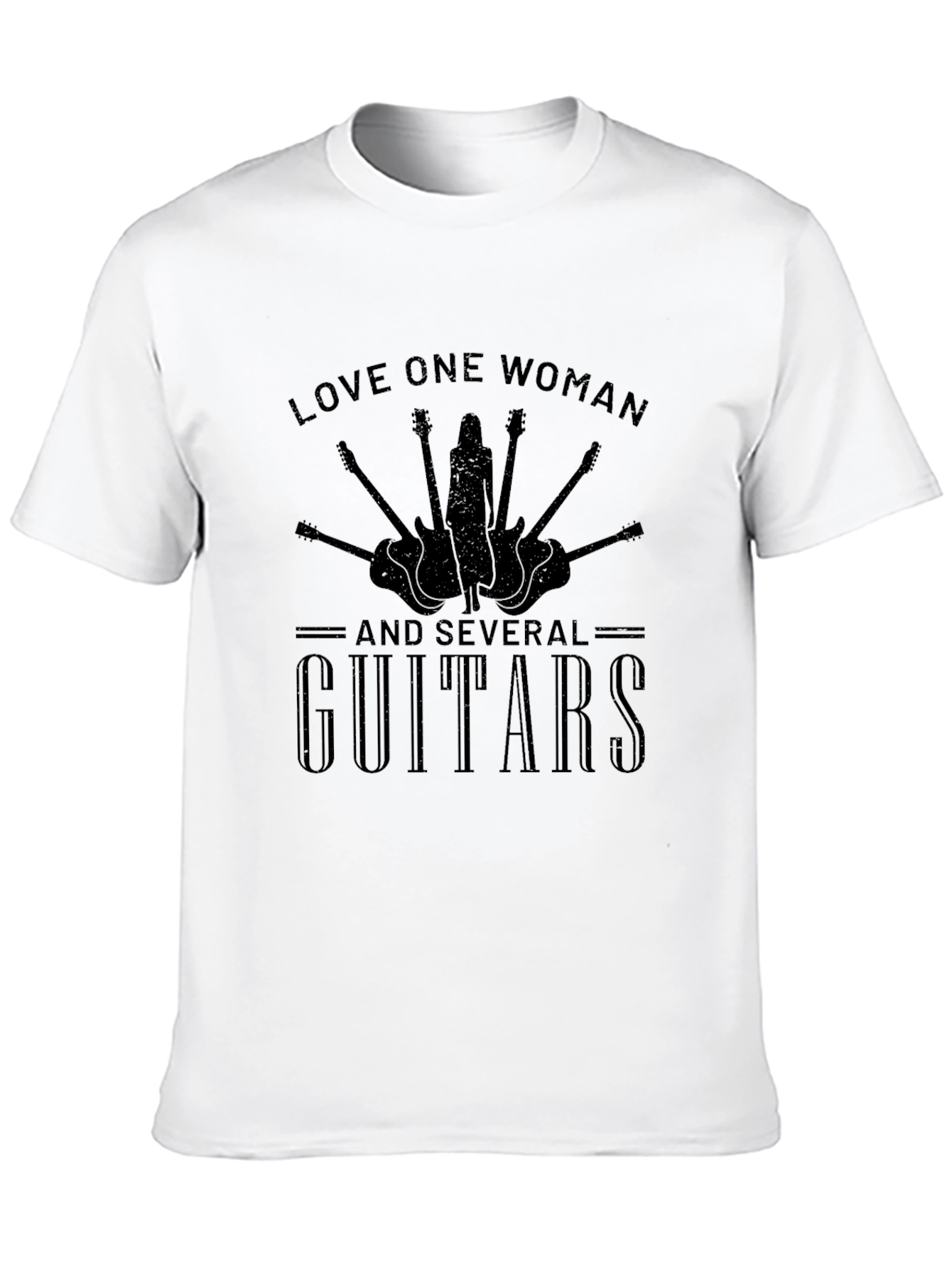 Love One Woman & Guitars Graphic T-Shirt