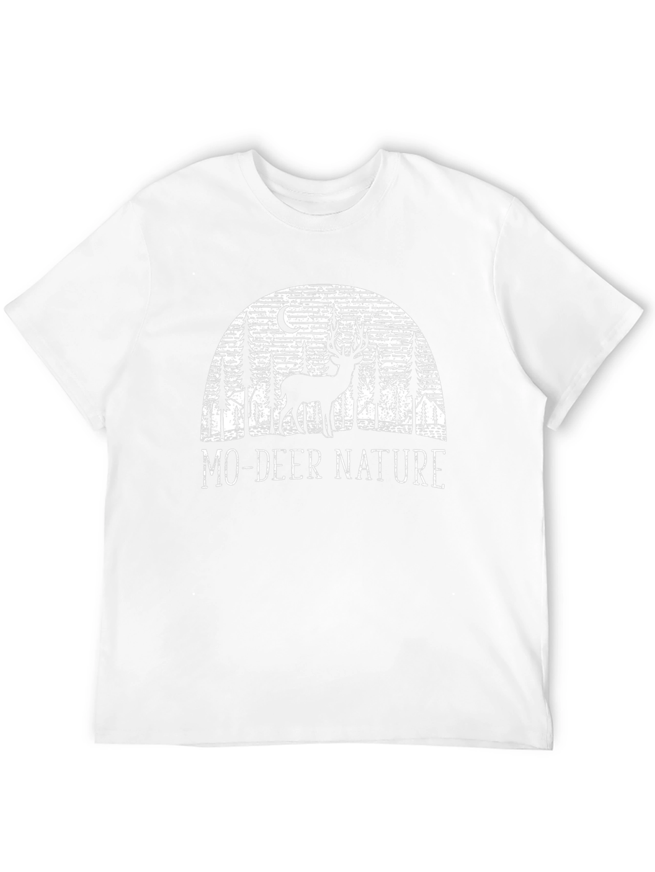 Mo-Deer Nature Graphic T-Shirt