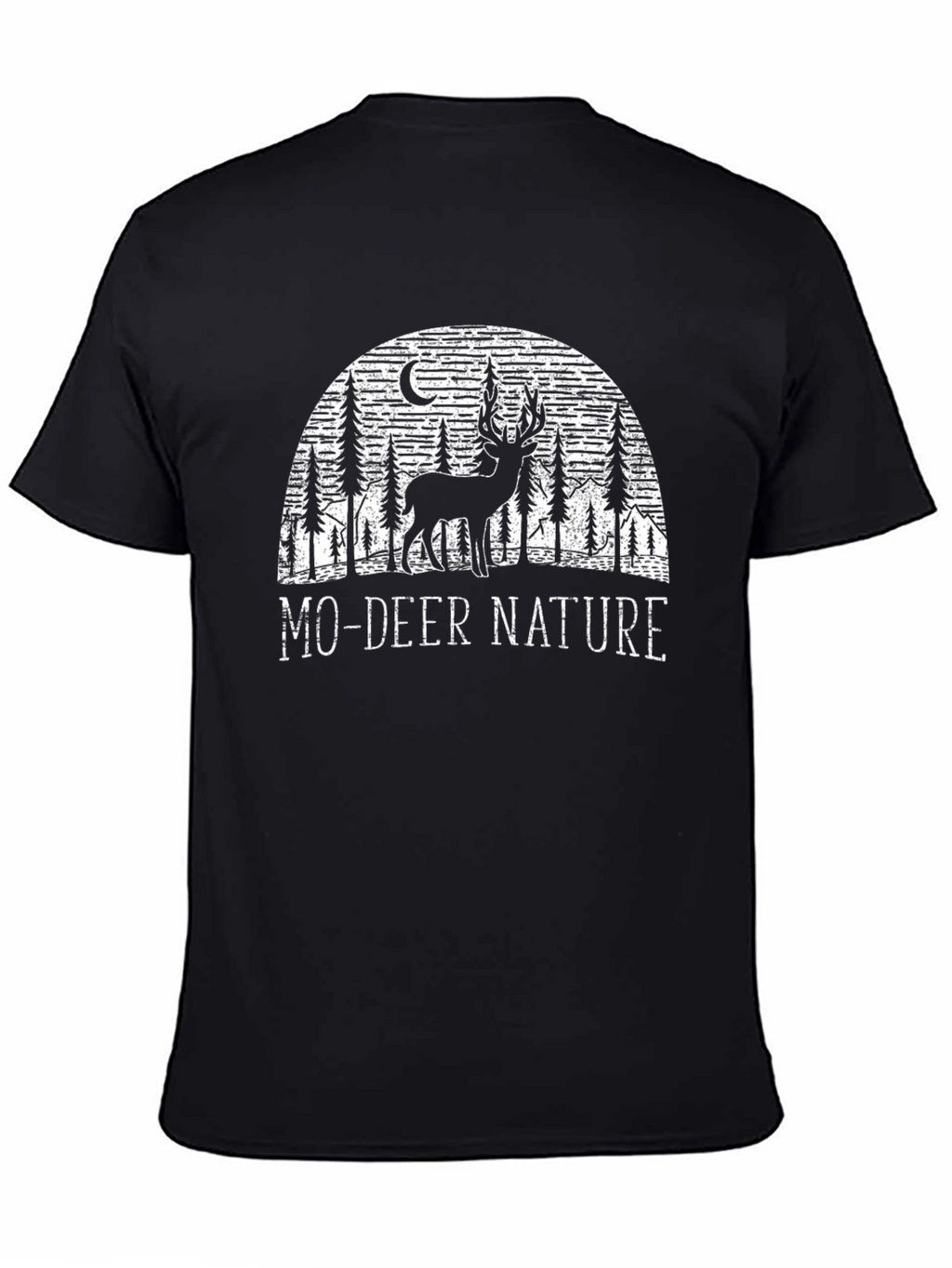 Mo-Deer Nature Graphic T-Shirt