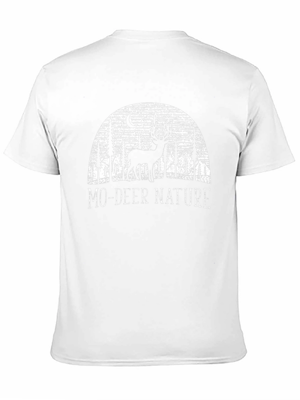 Mo-Deer Nature Graphic T-Shirt