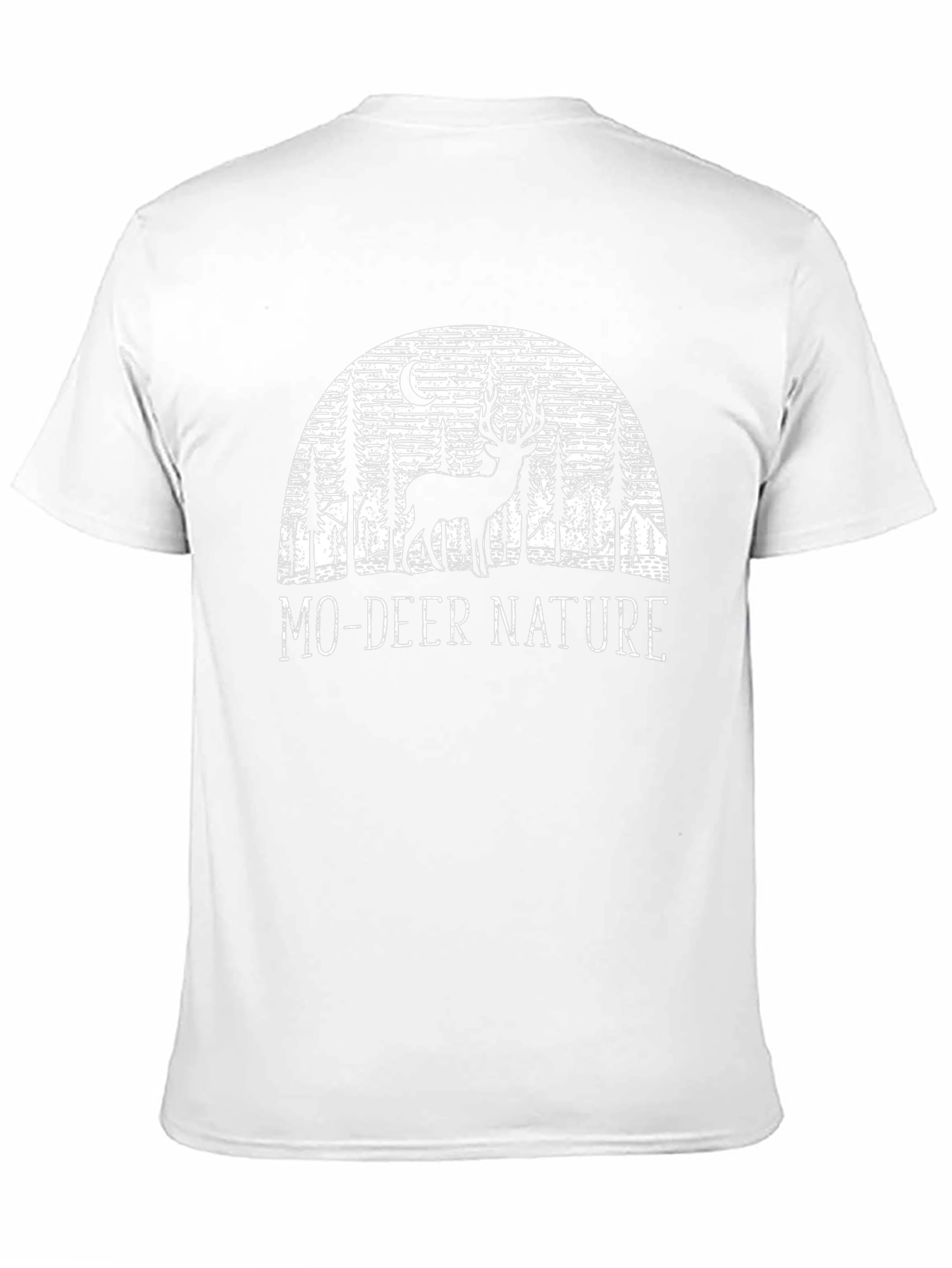 Mo-Deer Nature Graphic T-Shirt