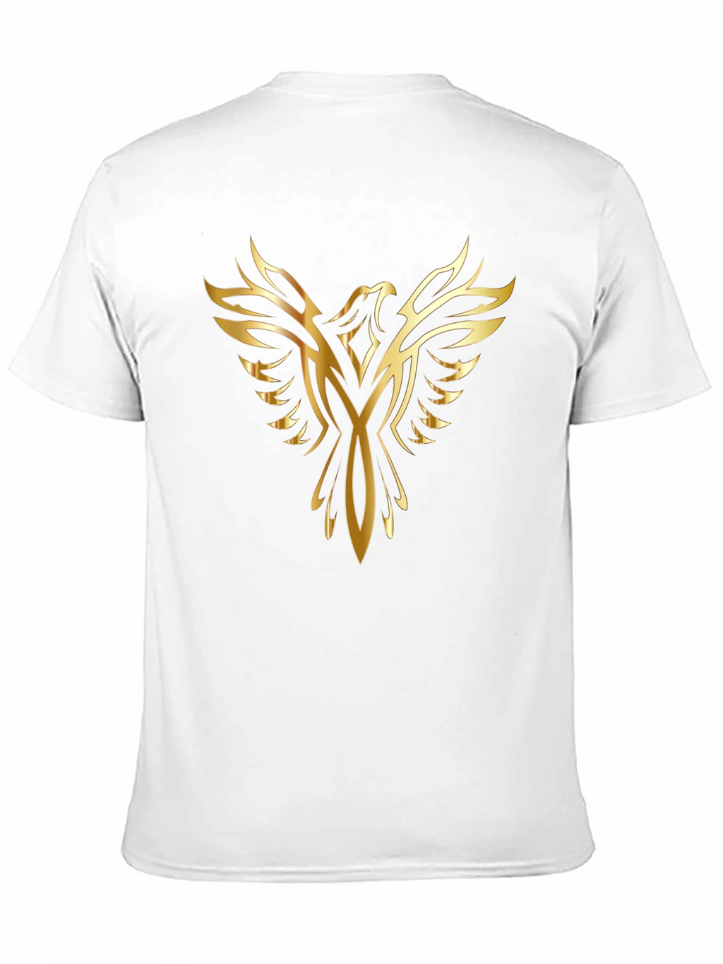 Golden Phoenix Black T-Shirt for Men