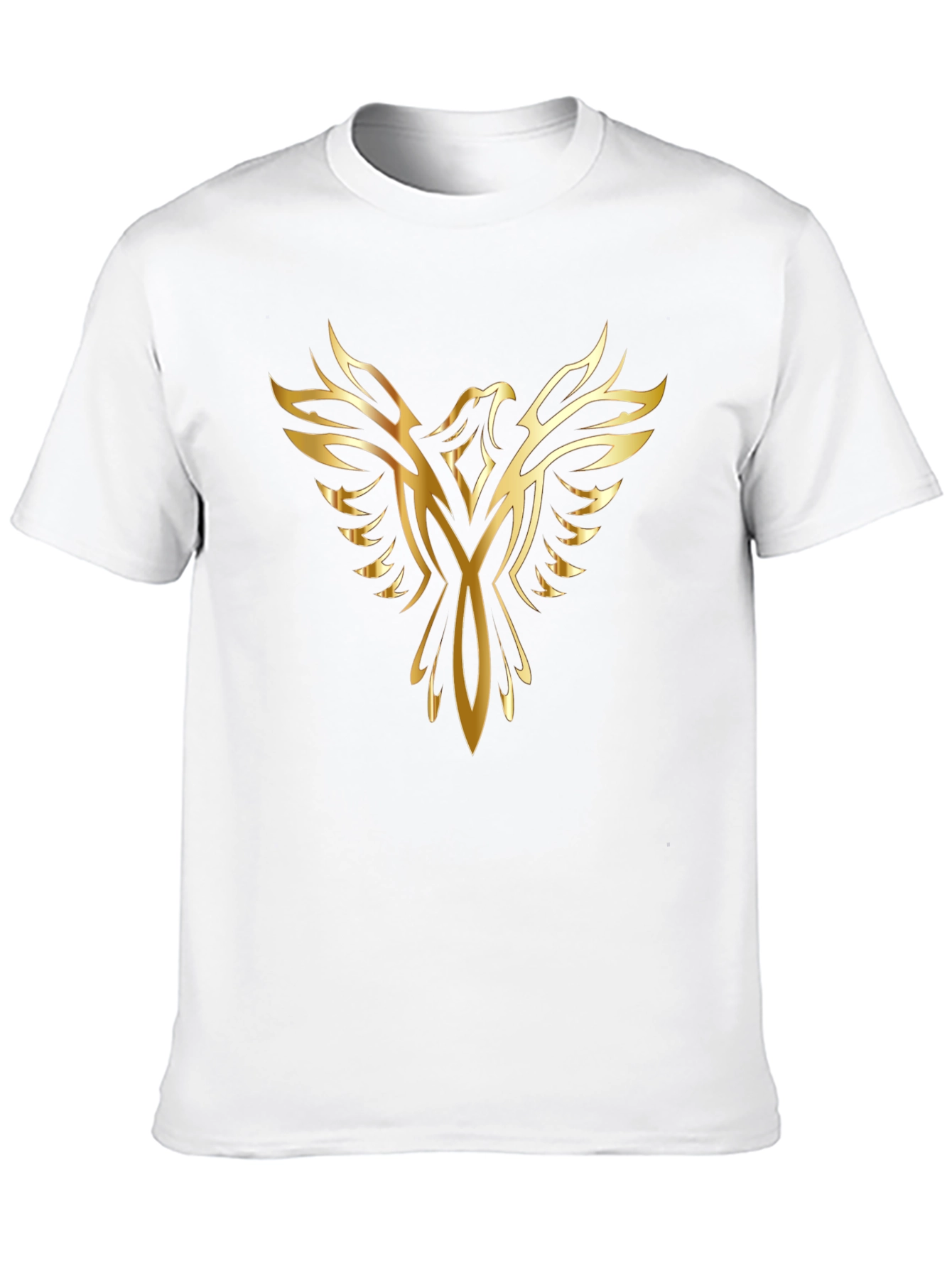 Golden Phoenix Black T-Shirt for Men