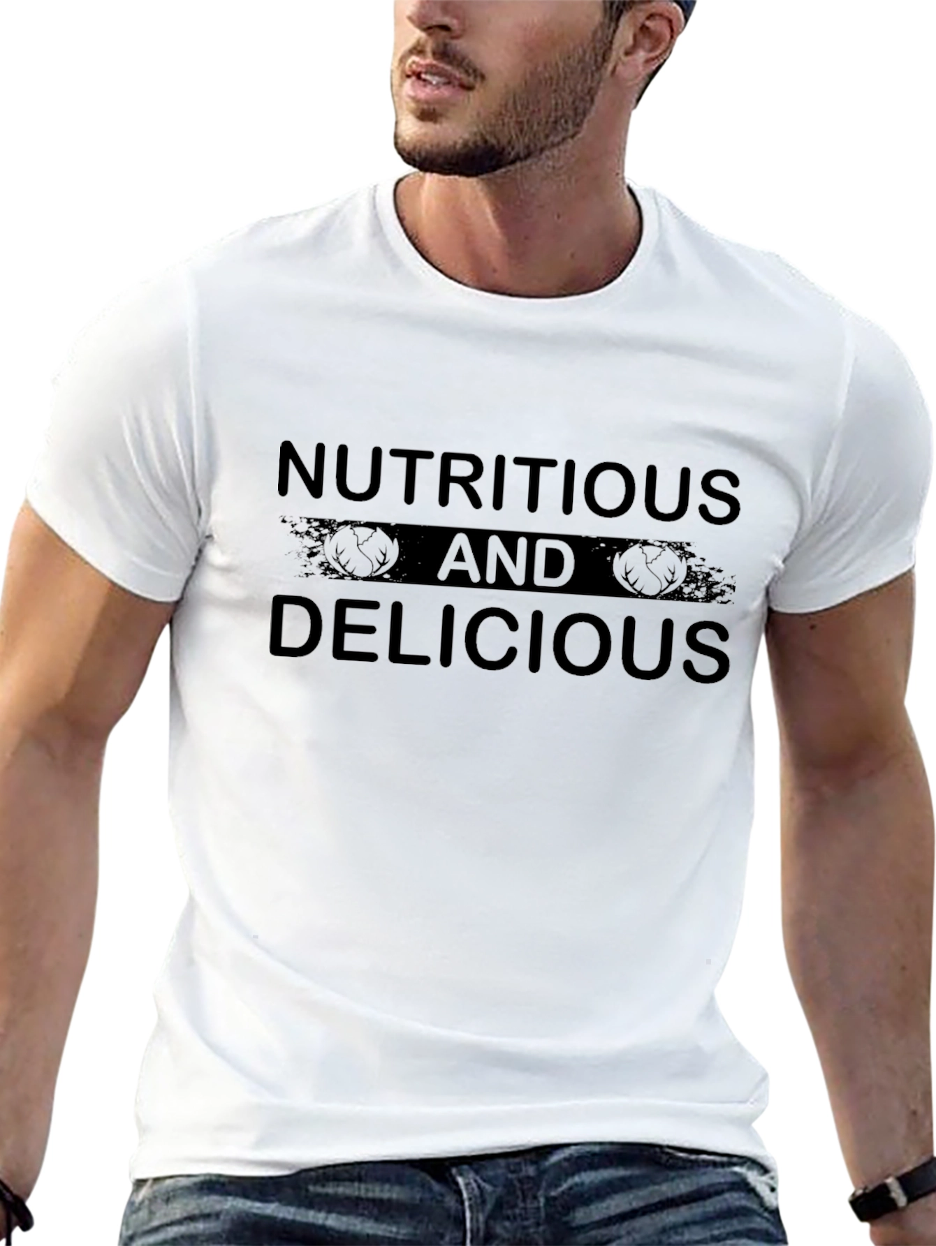 Nutritious and Delicious Black T-Shirt
